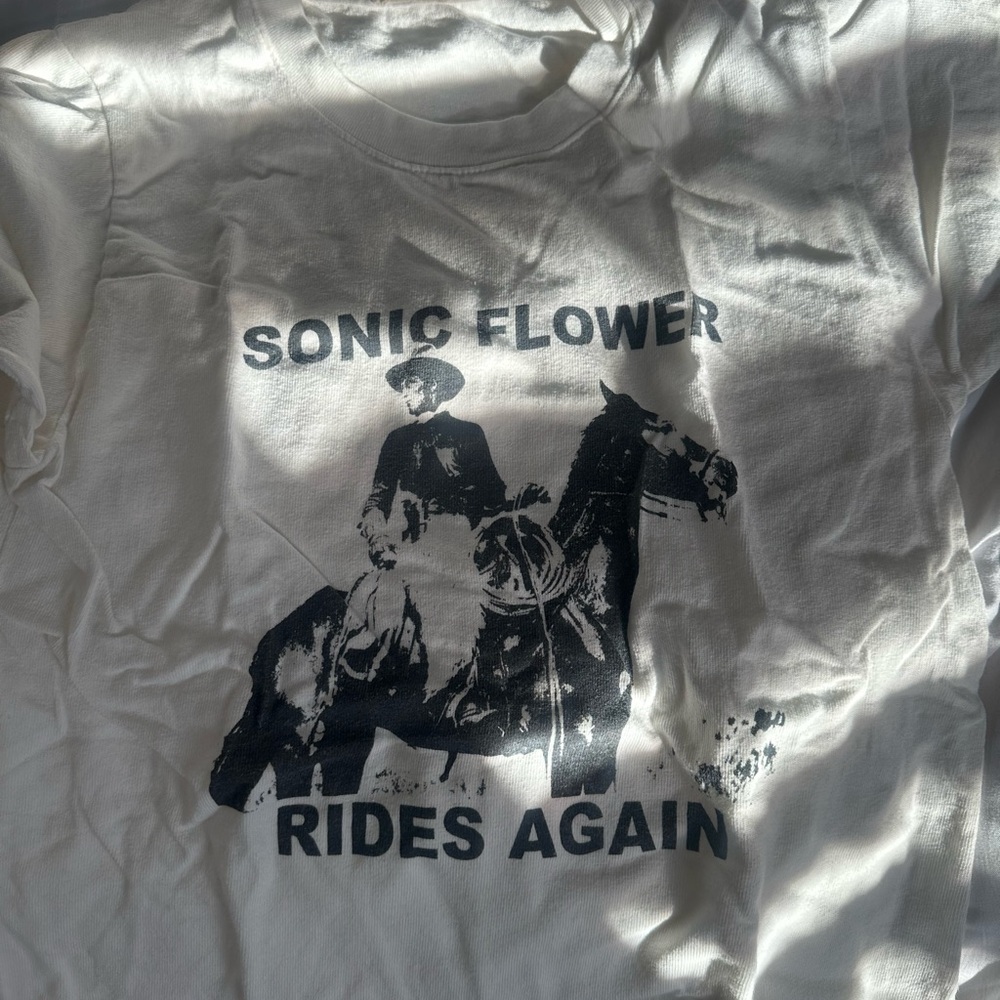 White Brandy Melville Graphic Tee